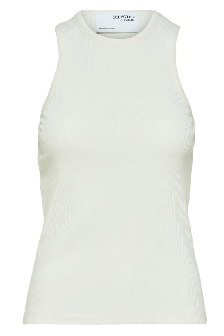 SELECTED FEMME BIO KOKVILNAS TOPS S IZMĒRS